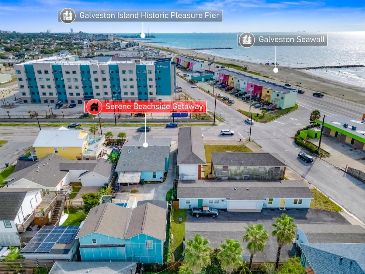 1 Min To Beach Ocean Breeze 3Br Fast Wifi Galveston Eksteriør billede